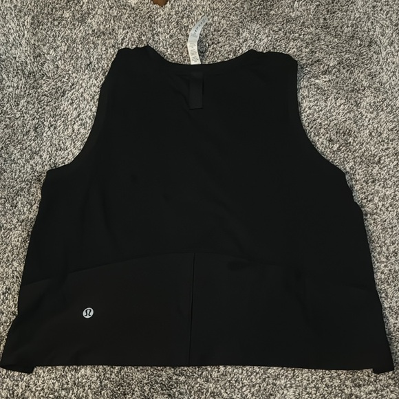 Lululemon Black Tank Top Size 6 - Picture 4 of 5